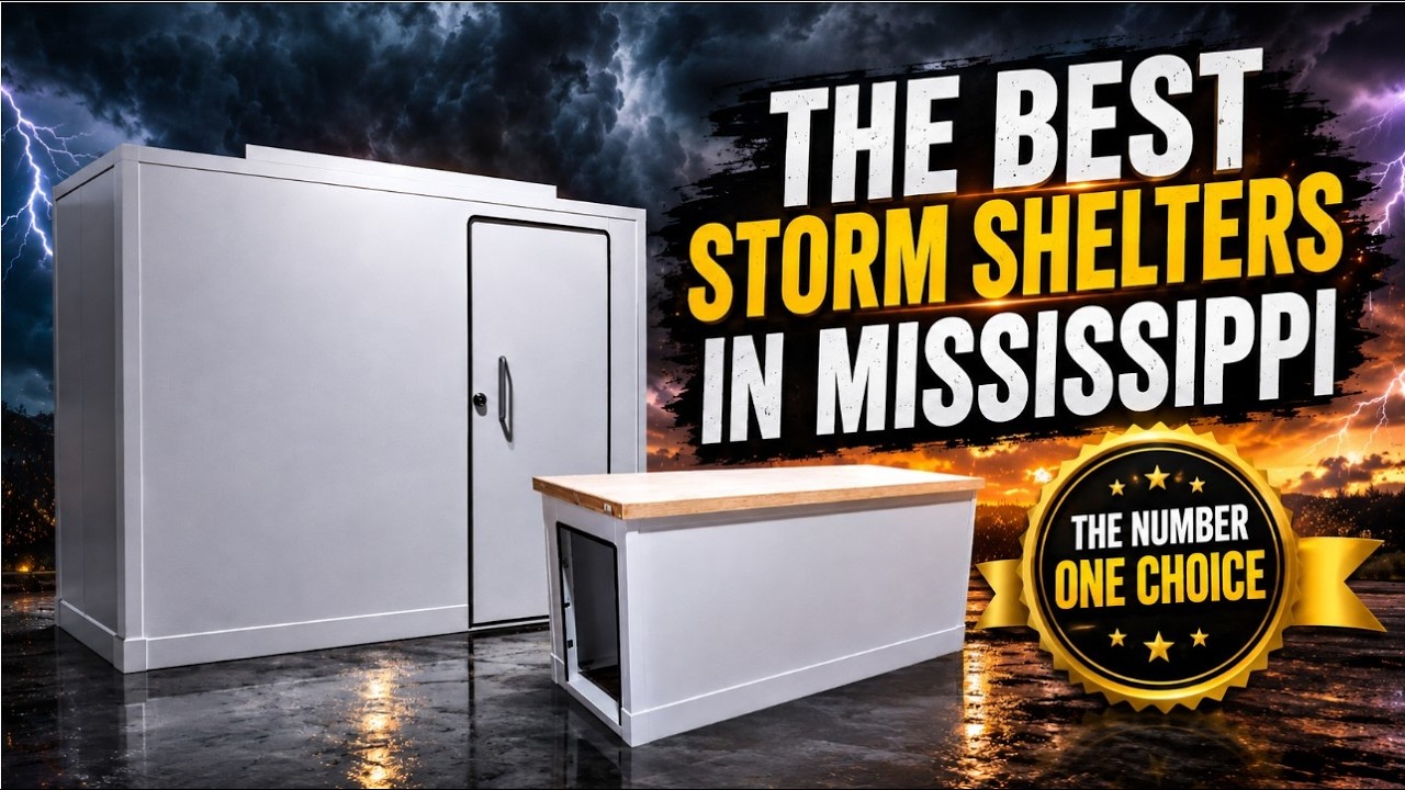 The Best Storm Shelters to buy in Mississippi   Tornado rooms