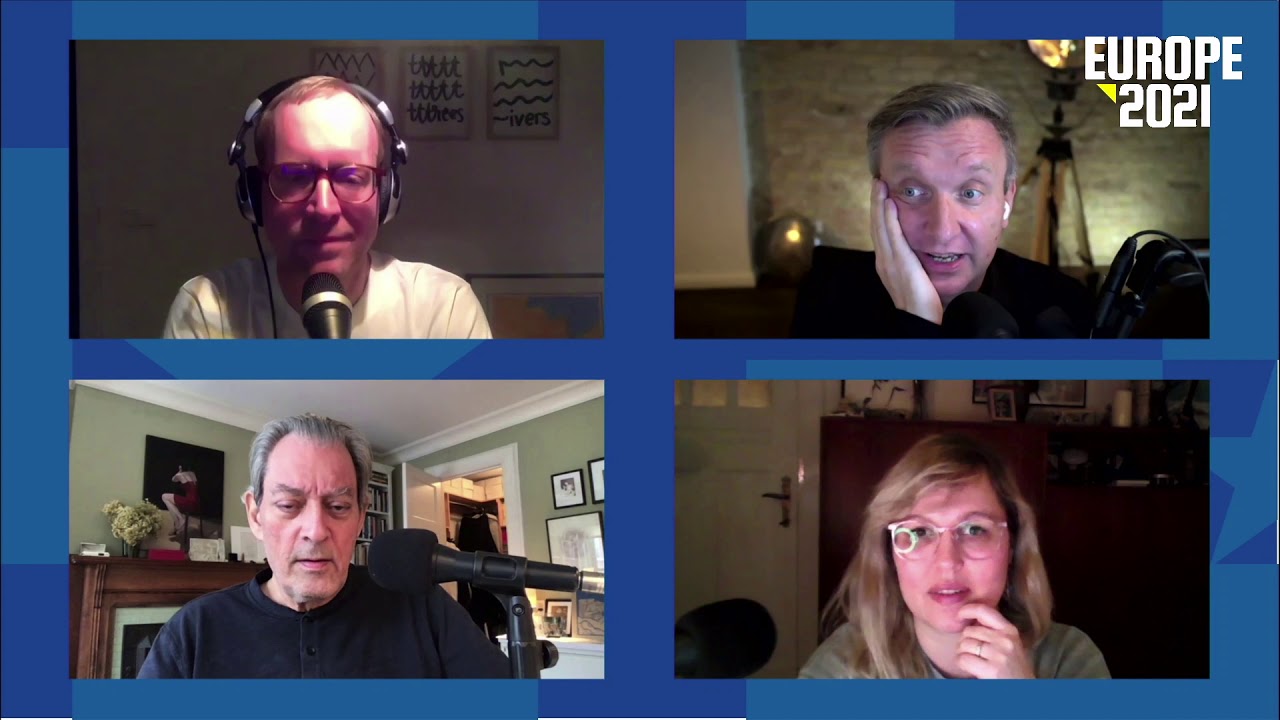 Europe 2021: Live Podcast »Alles gesagt?« mit Paul Auster, Christoph Amend und Jochen Wegner