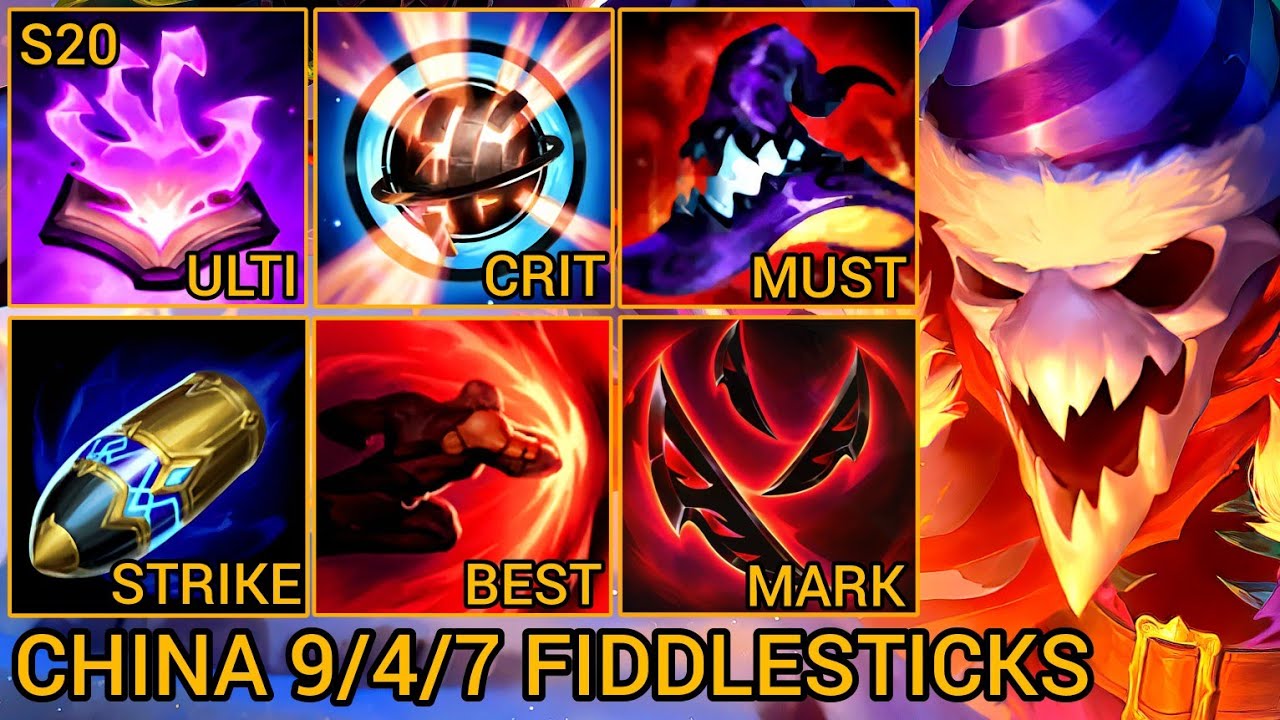 New Reworked FIDDLESTICKS National Top 10 Gameplay - China Wild Rift New Build & Runes By Tiarty