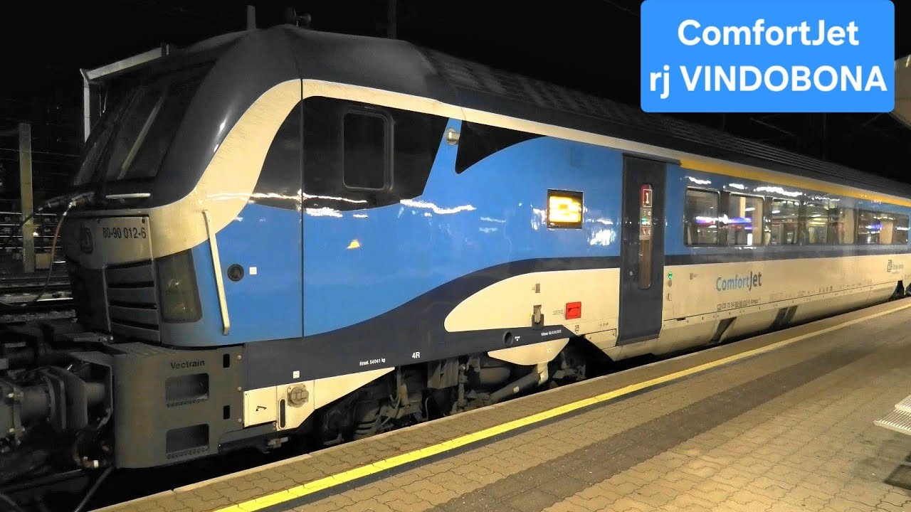 Linz Hbf: CD ComfortJet als rj VINDOBONA, Frachtbahn mit Gaskesselzug, NightJet447 Bregenz➡️Wien ...