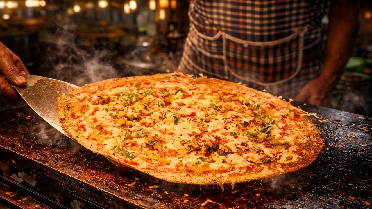 50+ Varieties of Dosa Made Live in Chennai Street Food Heaven