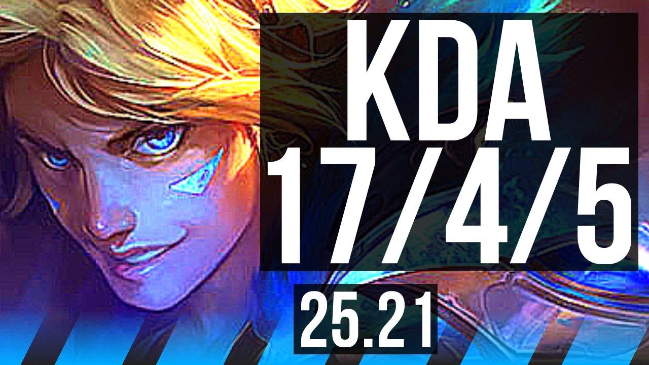 EZREAL vs SYNDRA (MID) | Legendary, 17/4/5 | NA Grandmaster | 25.21