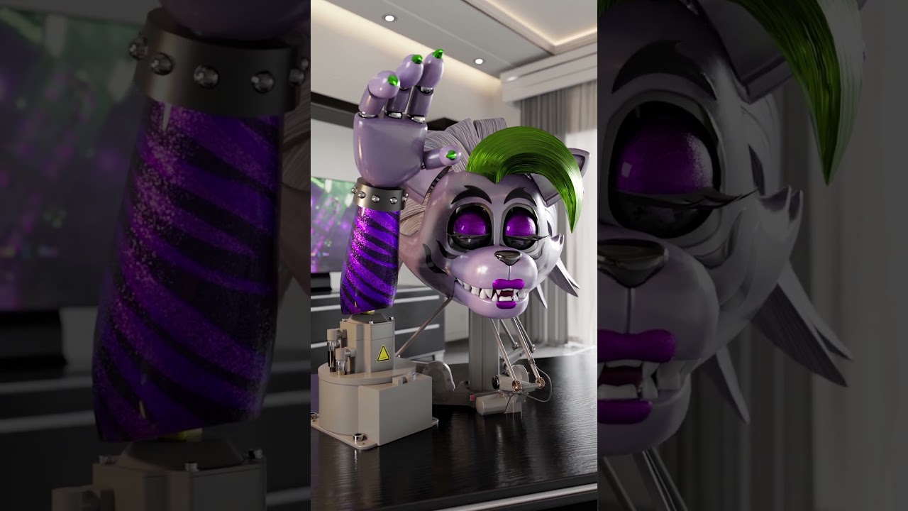 FNAF Glamrock Animatronics in Real Life | Security Breach Animation