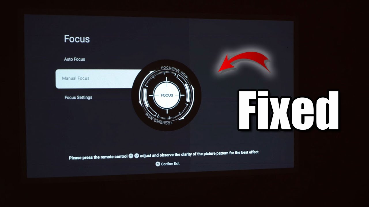 How To Fix Auto Focus Issue On JMGO Projector?