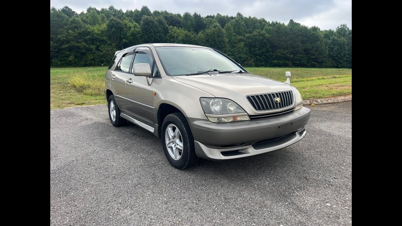 TechMotorsPostalCars.com 1998 Toyota Harrier 49K Miles Factory RHD USA Right Hand Drive RCA Postal