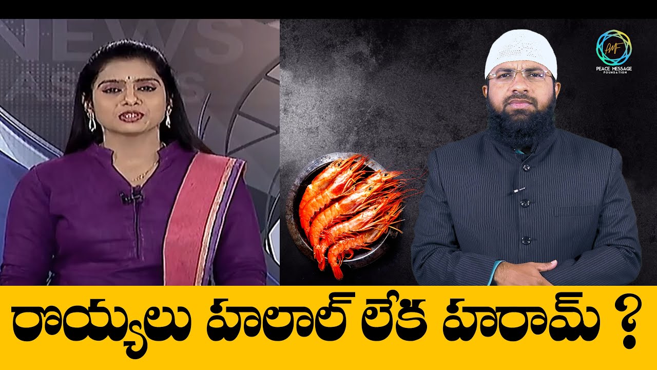రొయ్యలు హలాల్ లేక హరామ్ ? కొందరు తినకూడదు అని అంటున్నారు ?  Br Siraj గారి సమాధానం
