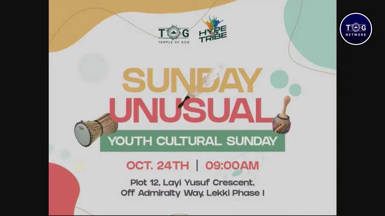 Youth Cultural Sunday Service - 24th October 2021