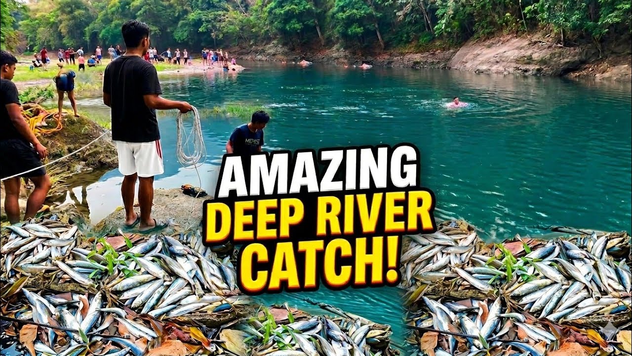 Dynamite 🧨FISHING IN DEEP RIVER.WITH OUR CLAN