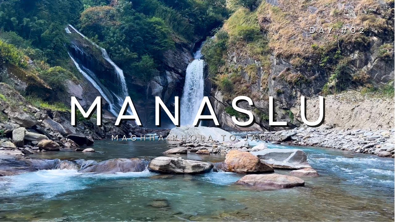 MANASLU TREK | Machha Khola to Jagat | Solo Trek to Manaslu Circuit | Day 2 ✌
