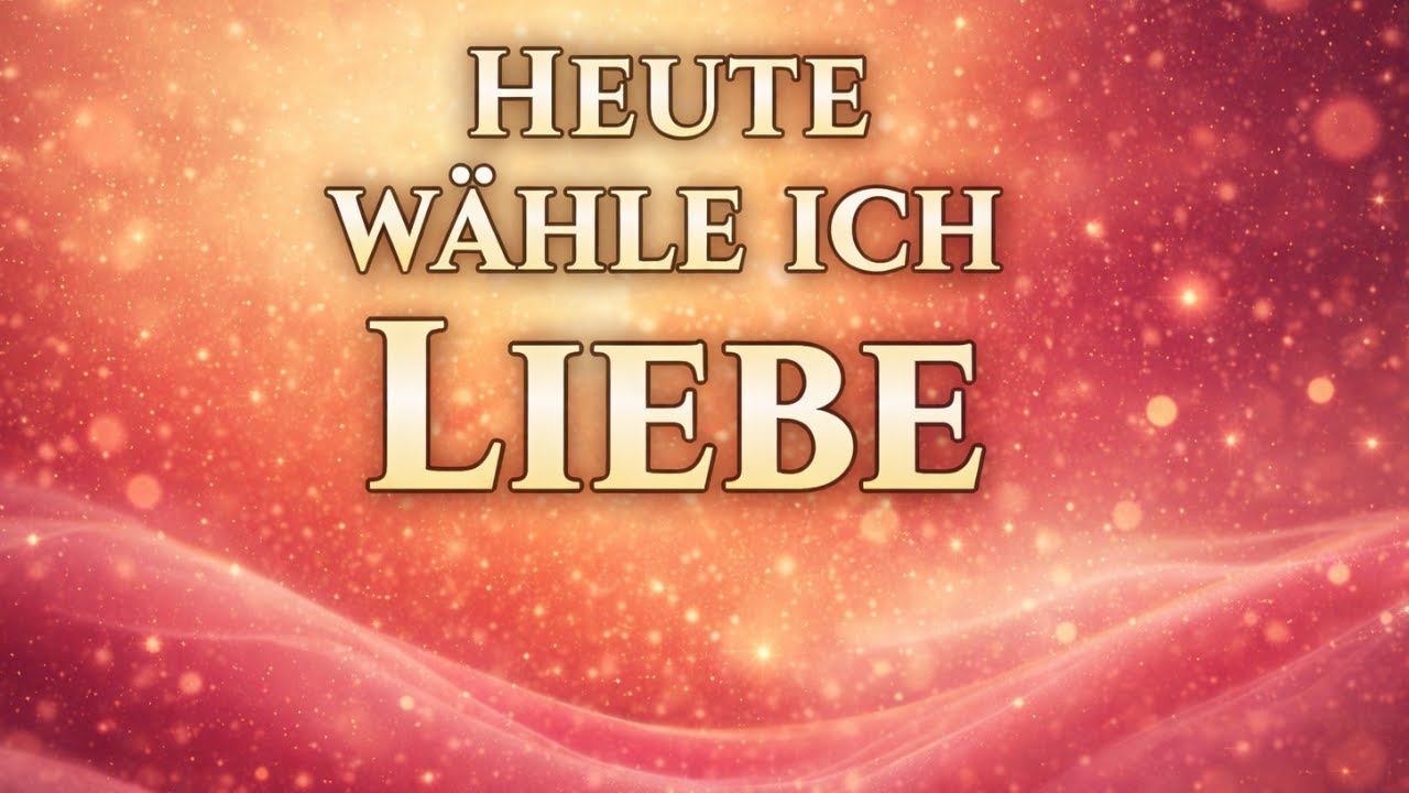 Ich wähle Liebe 💞 | Kraftvolle Affirmationen für Verbundenheit, Heilung & innere Ruhe