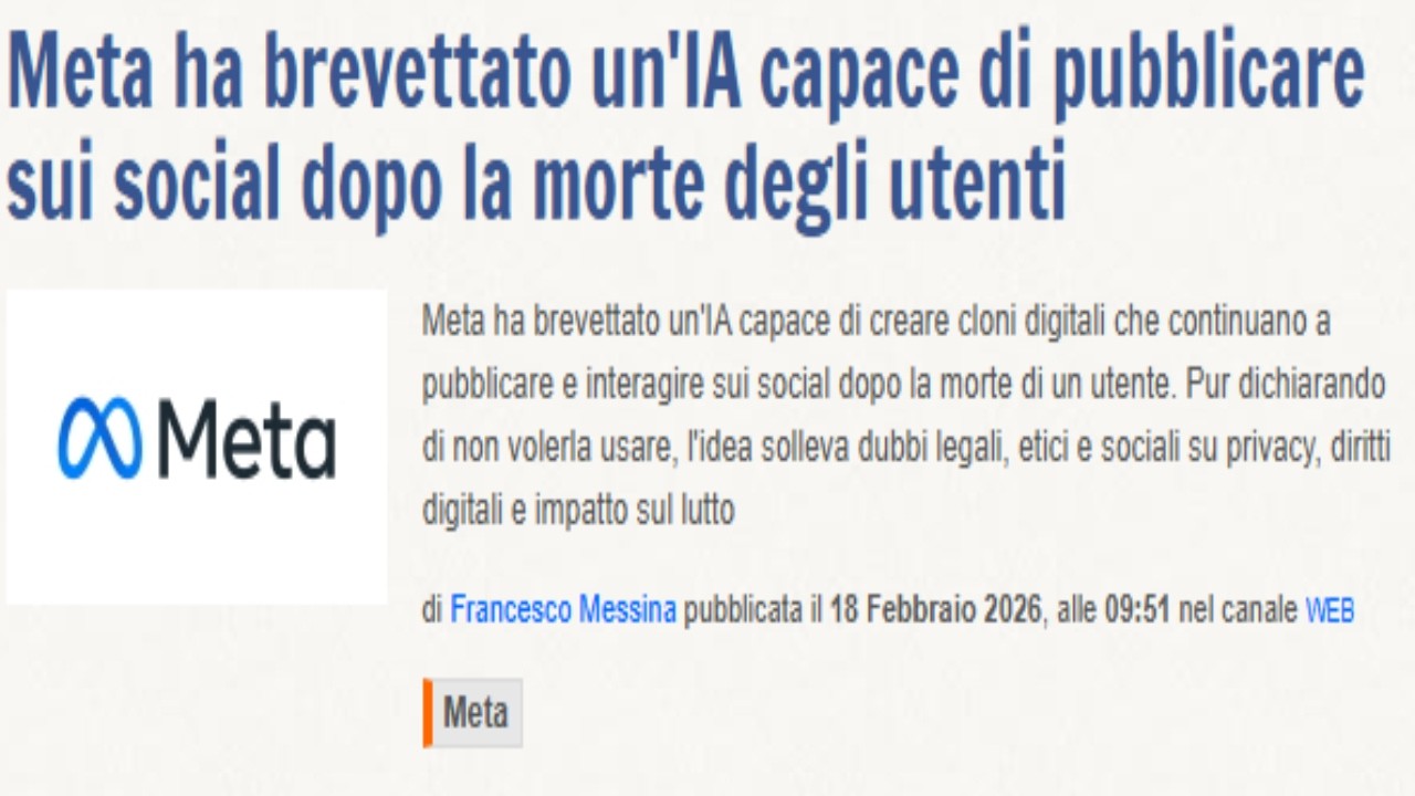 Orribile idea di Facebook