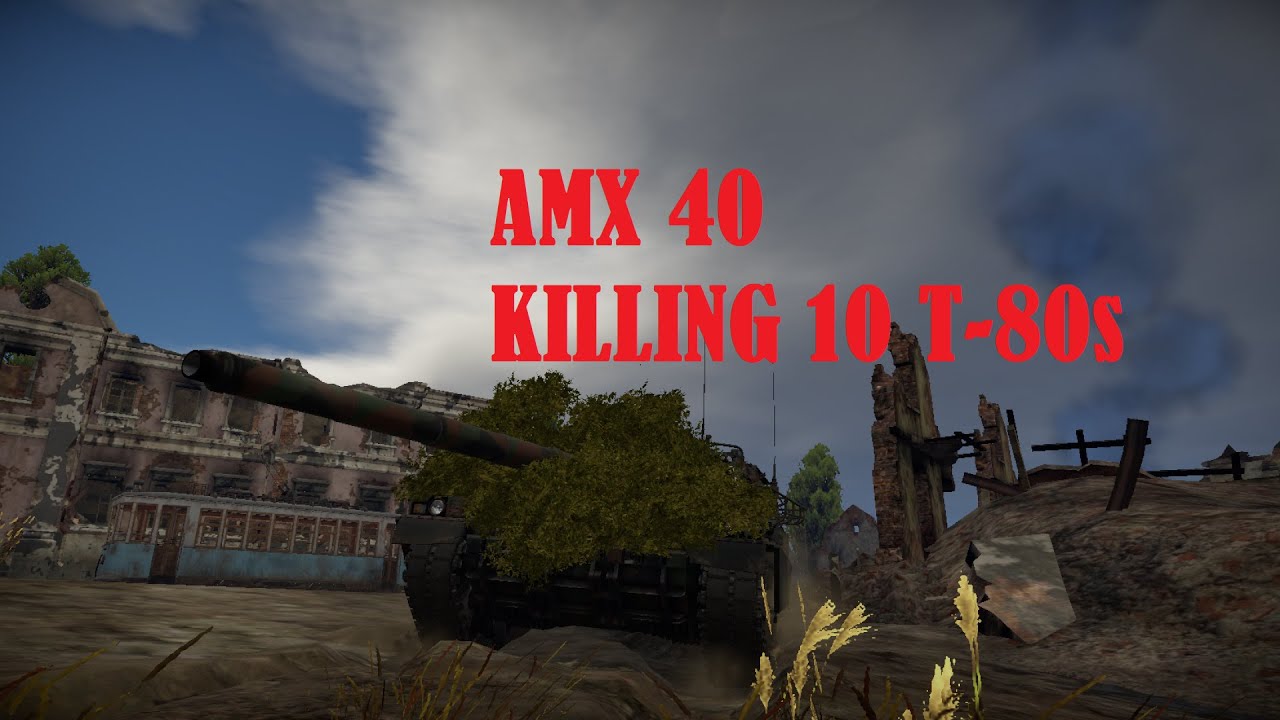 War Thunder [1.101] AMX 40 Double Ace