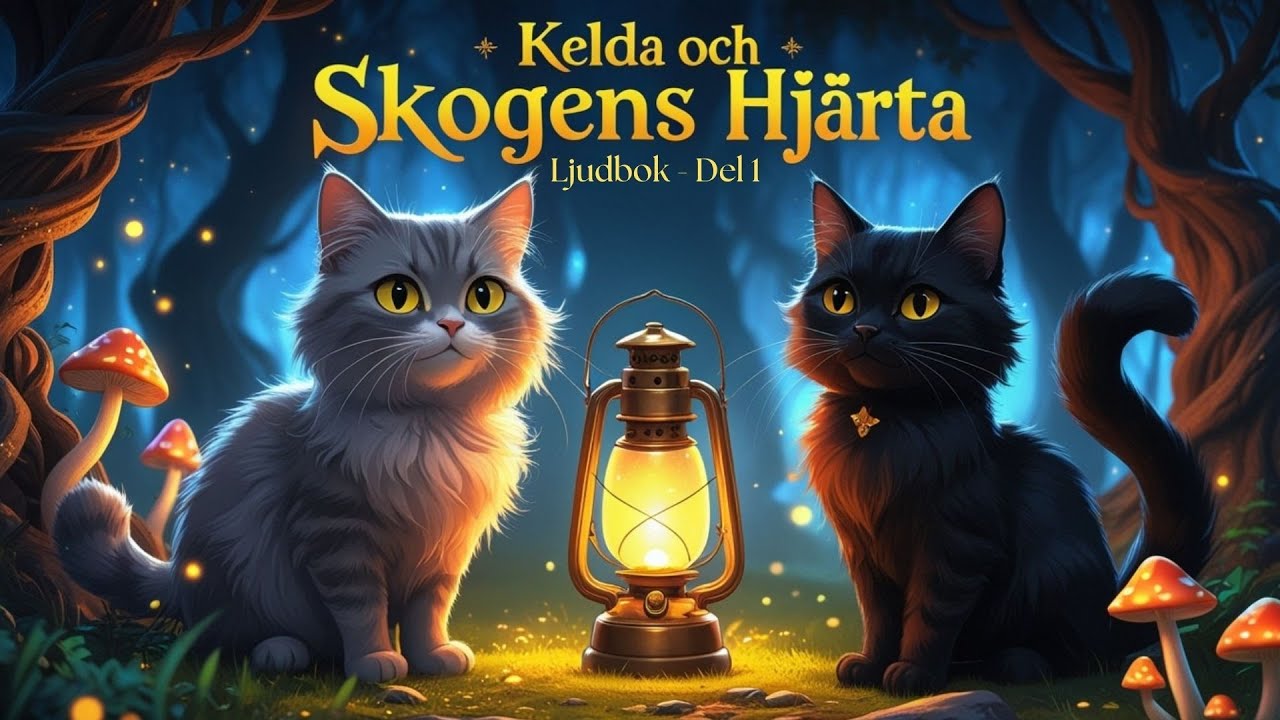 🎧📚 En magisk skog&hellip; och tv&aring; katter som v&aring;gar g&aring; in! 🐾  Ljudbok f&ouml;r barn &ndash; Del 1