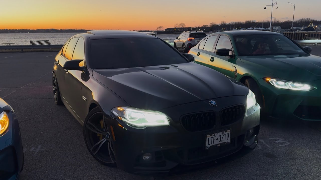 POV STAGE 2+ BMW 535I F10 CHASING M3 & M2 ON CURVY ROADS TO A CRAZY VIEW