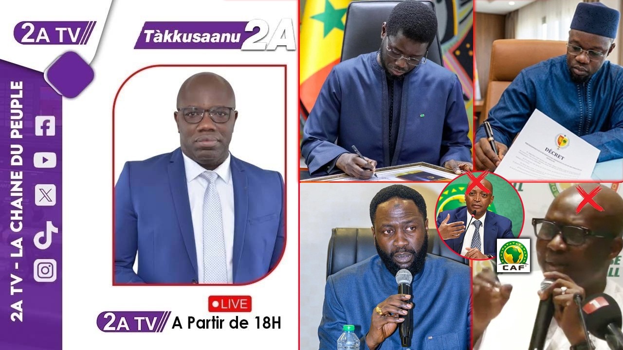 DIRECT: CAF corrompu- position de Abdoulaye Fall-Kilifeu limogé-Sonko/Diomaye: Ahmed...
