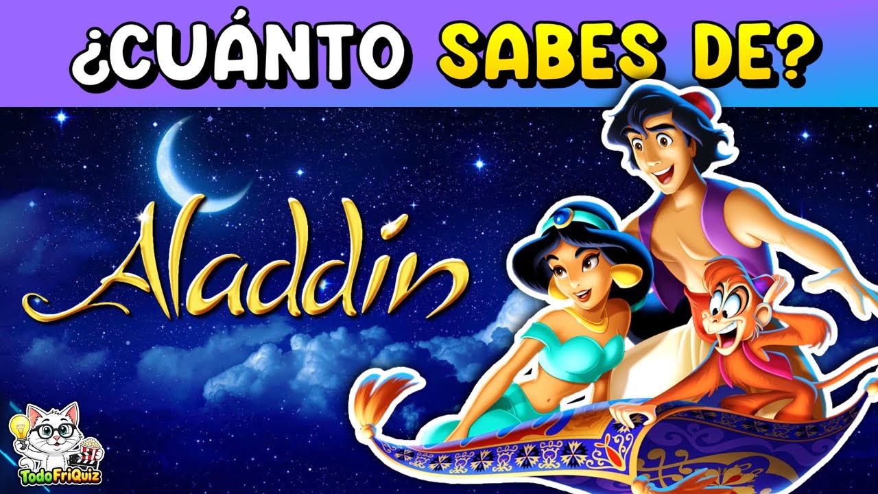 ¿Cuánto Sabes de ALADDÍN? 🧞‍♂️ | Trivia Disney
