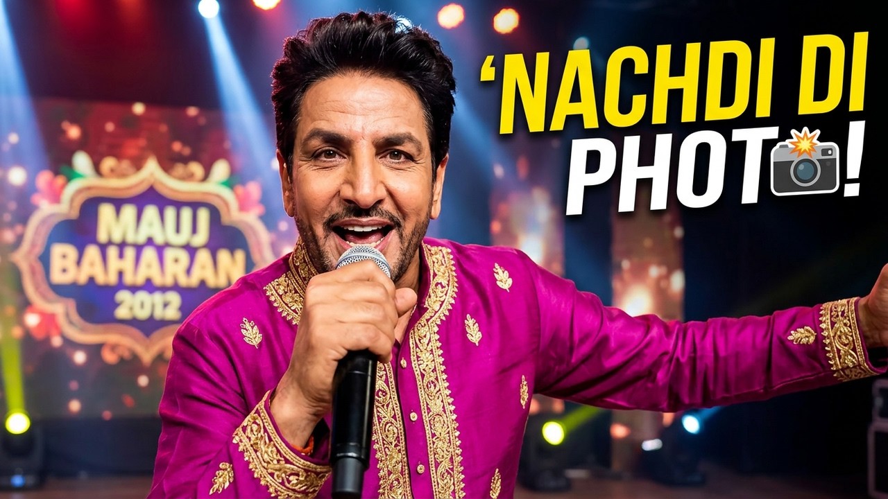 GURDAS MANN MAUJ BAHARA 2012 DOORDARSHAN NEW YEAR PROGRAM SONG:NACHDI DI PHOTO KHICH MUNDIYA