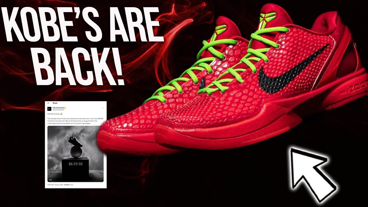 HERES What You Need To Know About Kobe's New Sneakers On The Way!