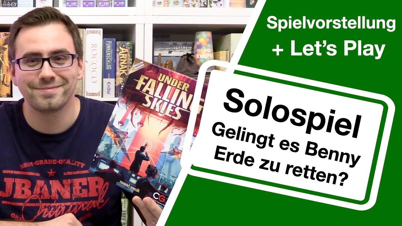 #Spielvorstellung - Under Falling Skies (CGE 2021) | inkl. Solo Partie (Benny in Roswell)