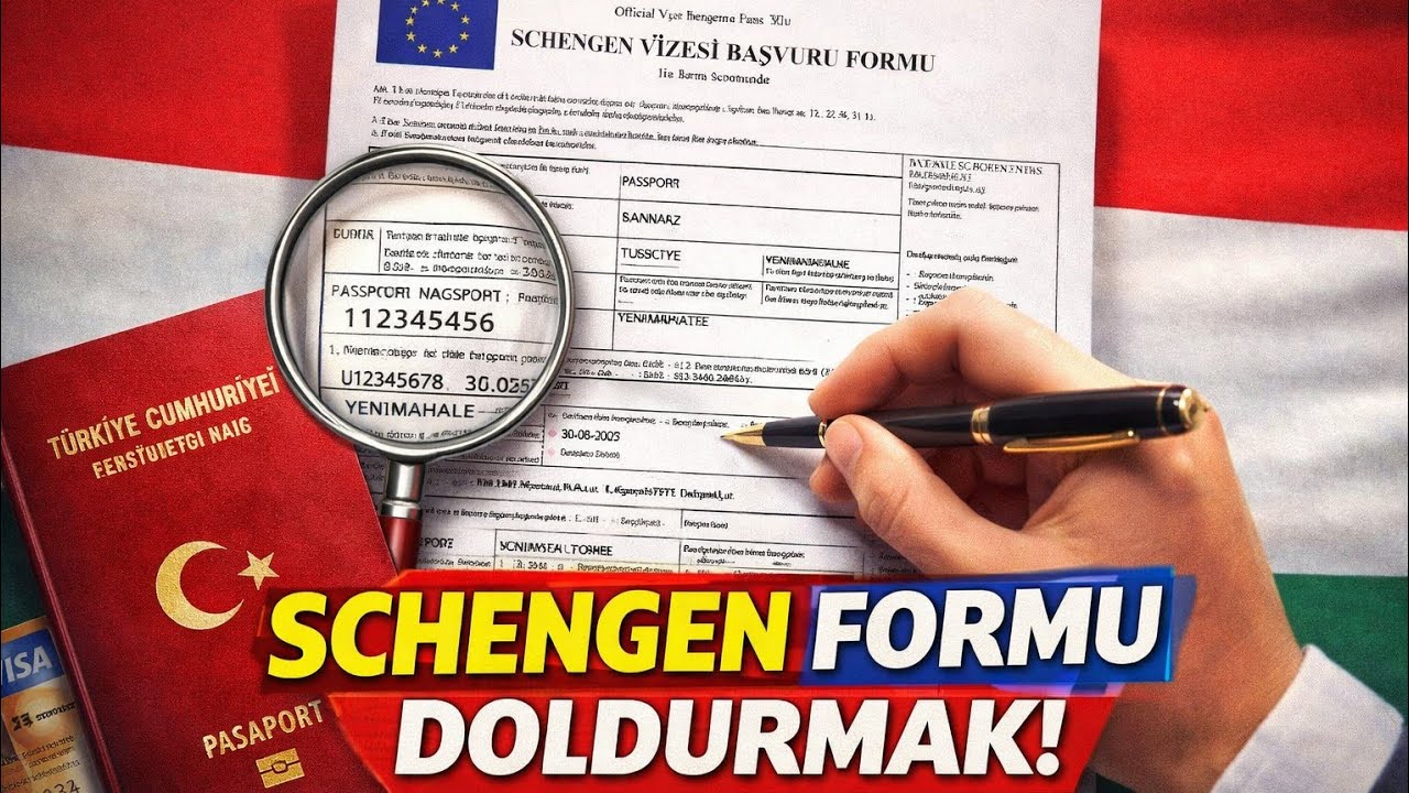 🔴 Schengen vize başvuru formu nasıl doldurulur ? Başvuru Formu ( Vize Olumlu) #schengenvizesi