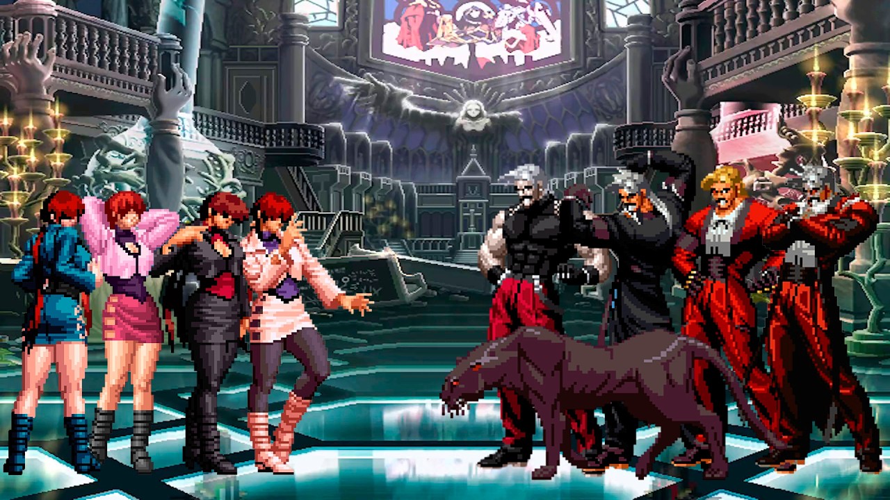 [KOF Mugen] Команда Шерми против команды Ругала Бернштейна