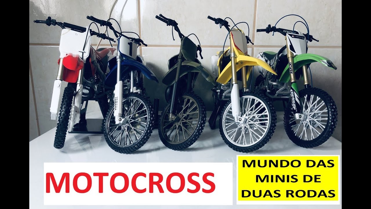 MINIATURAS DE MOTOS - MINHAS MINIATURAS DE MOTOCROSS - ESCALA 1:6