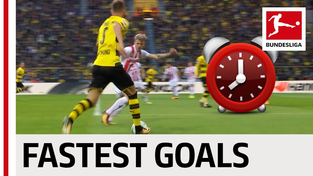 Top 10 Fastest Goals 2017/18 - BVB, Leipzig & More
