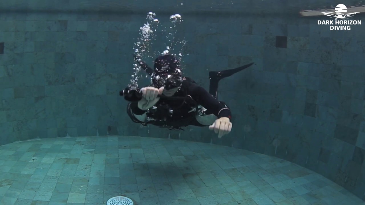 Sidemount Skills 3 - Bubble / flow check and modified S drill - Dark Horizon Diving