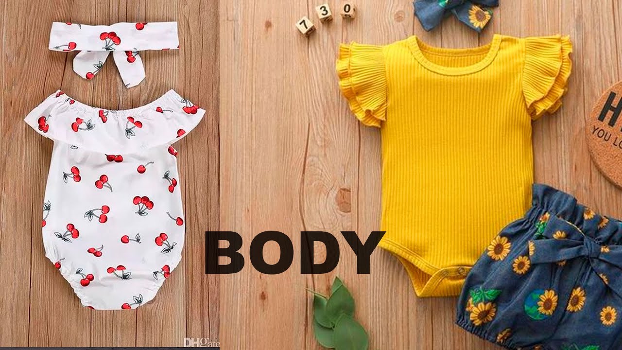 DIY como hacer body para bebe  HERMOSO