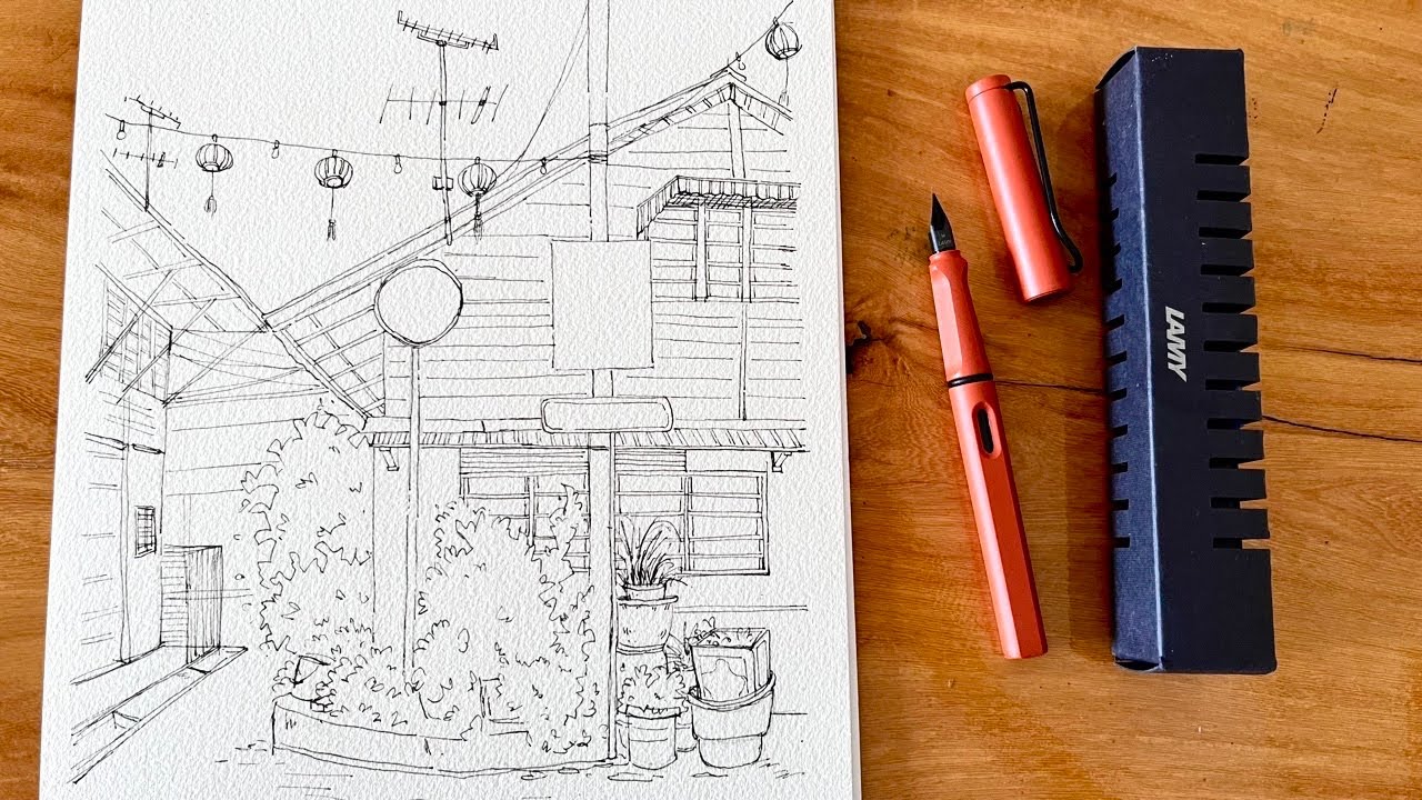 Lamy Safari special edition review and sketching demo
