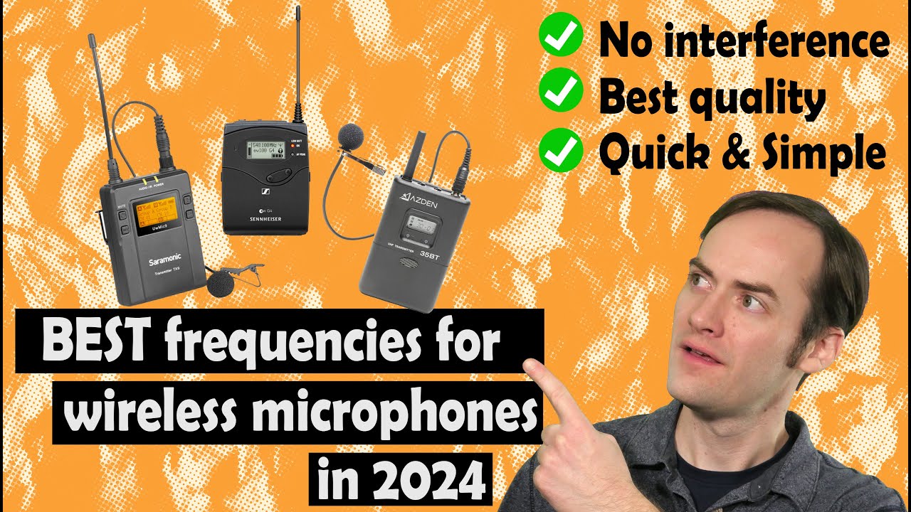 BEST wireless microphone frequencies in 2024