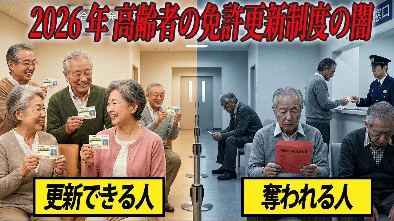 【最新版】2026年 高齢者の免許更新制度まとめ（70歳からの新ルール）