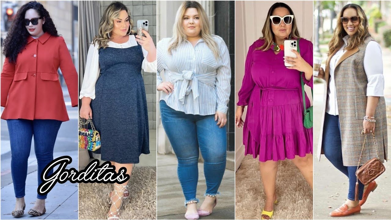 MODA 2025 GORDITAS / OUTFITS BONITOS para GORDITAS