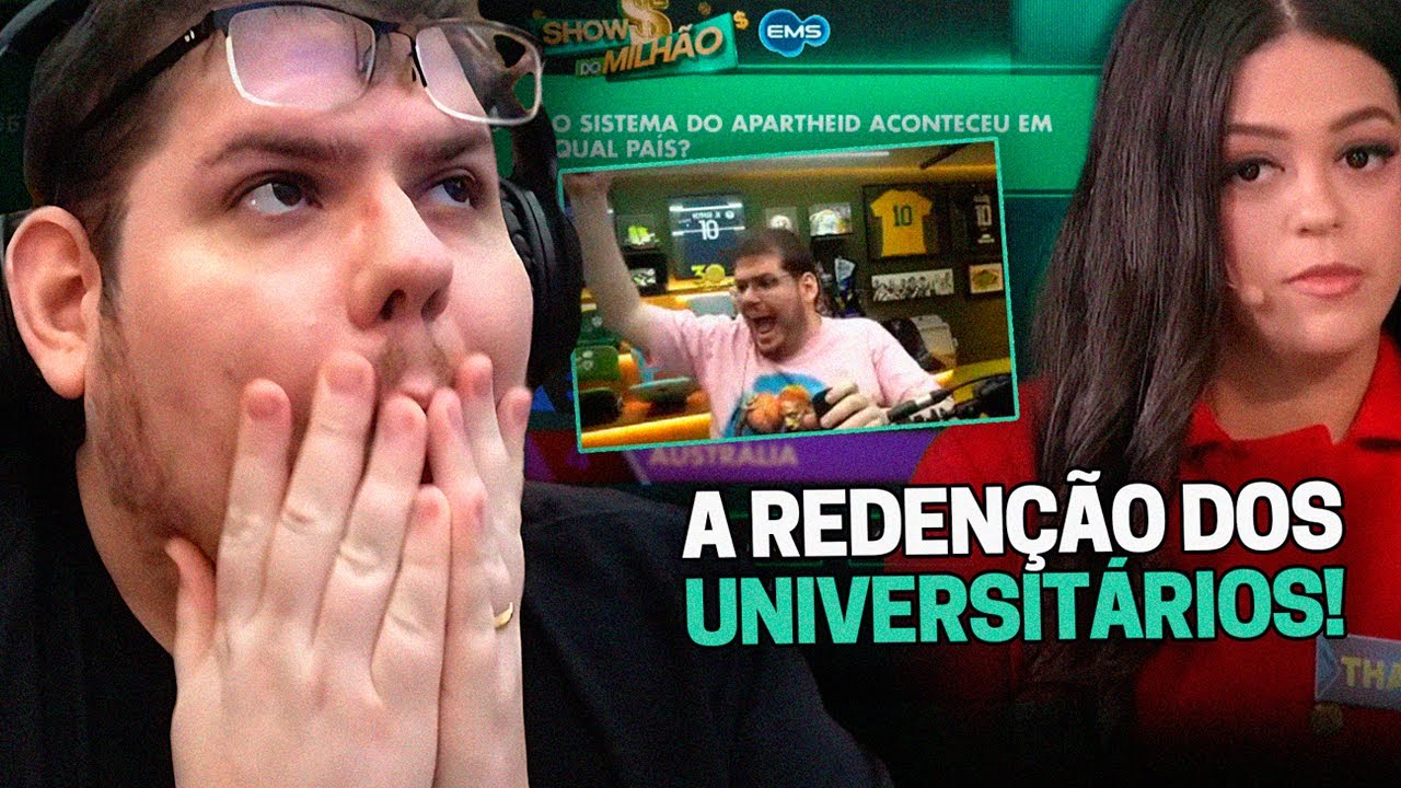 CASIMIRO REAGE: SHOW DO MILHÃO - ESSE EPISÓDIO FOI MUITO DIFERENTE | Cortes do Casimito