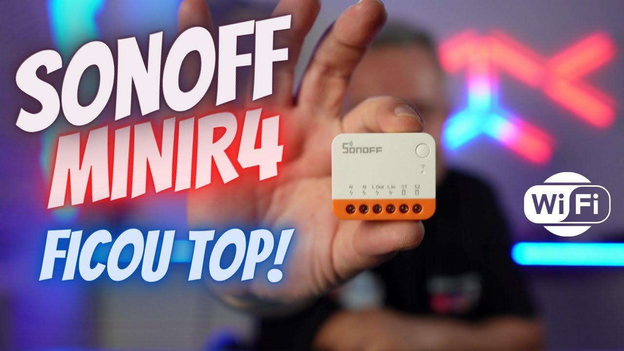 SONOFF MINIR4 – Cheio de novas funções, agora dá para usar em iluminação, tomadas e campainha