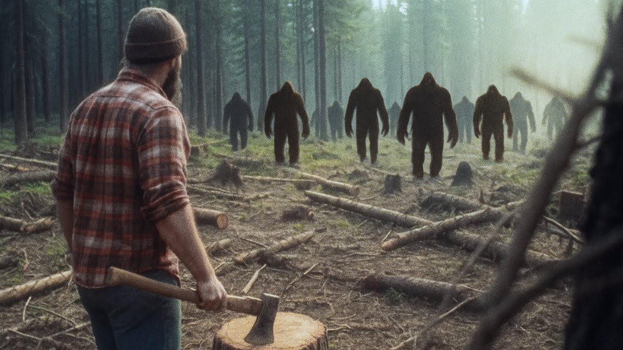 HOLZFÄLLER trifft auf BIGFOOT — Die Aufnahmen SCHOCKIEREN alle!!