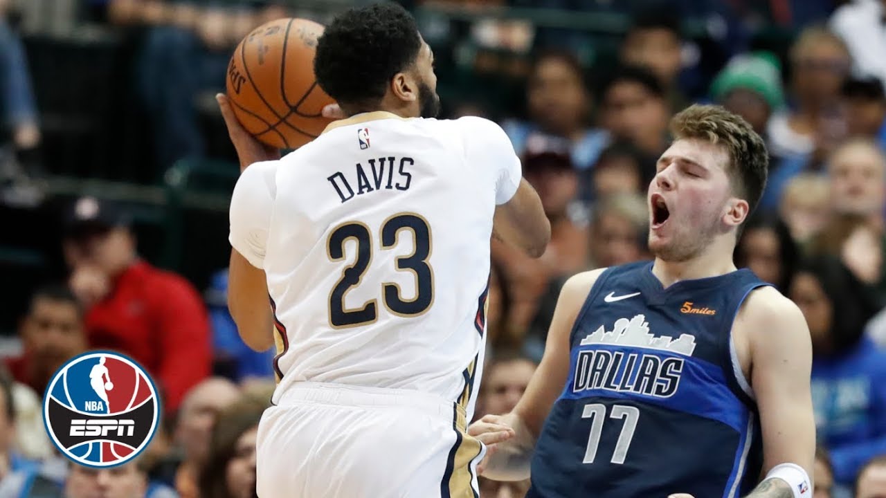Luka Doncic, Anthony Davis battle as Mavericks edge Pelicans | NBA Highlights