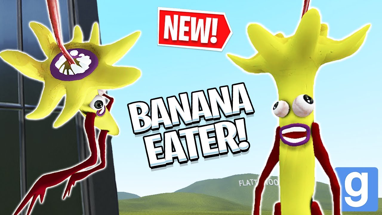 BANANA EATER 🍌 NEW TREVOR HENDERSON CREATURE! (Garry's Mod Sandbox) | JustJoeKing