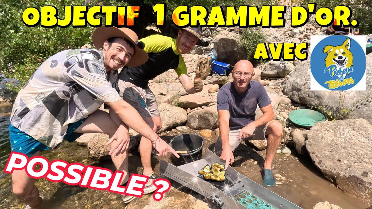 LE GRAMME D'OR !!!  C'EST POSSIBLE OU PAS ?  ON SE FIXE UN OBJECTIF AVEC Pêcheur De Trésors.