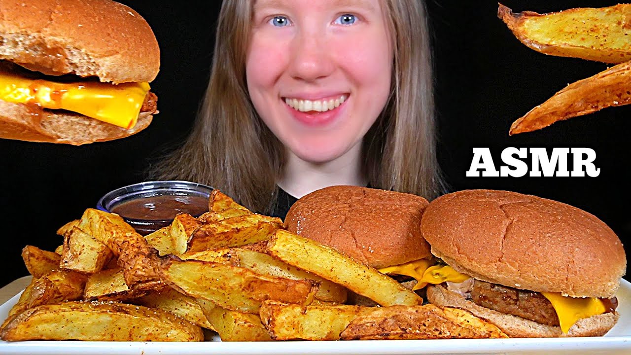 ASMR SMASHBURGERS MUKBANG EATING SOUNDS