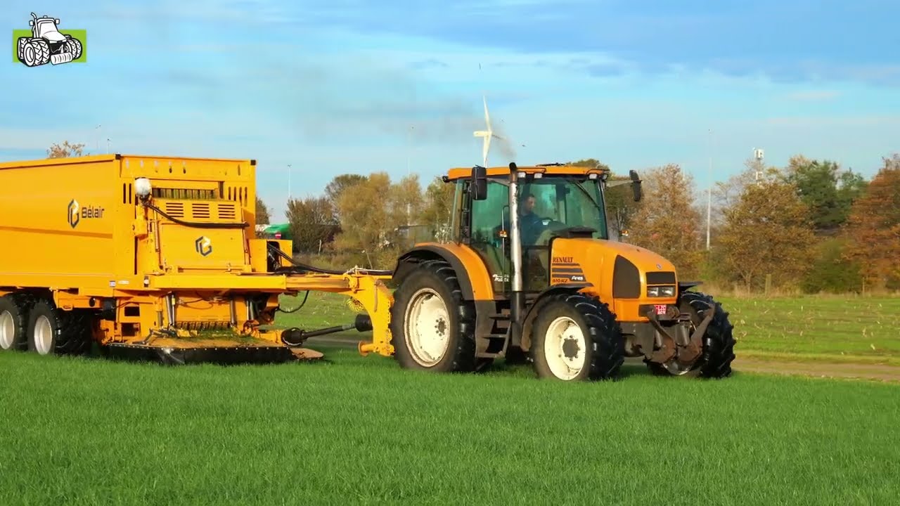 Vers gras voeren met de B&eacute;lair zelfladende zero graze maaiwagen
