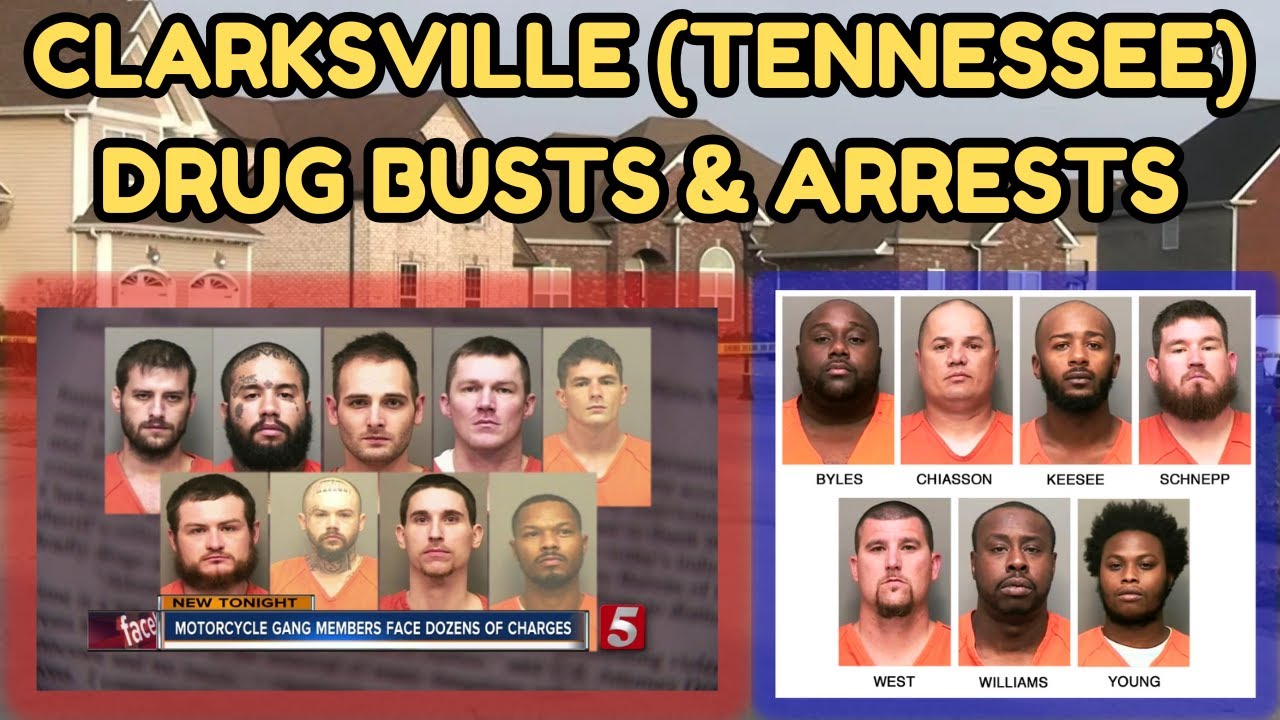 Clarksville Gang Arrests | Tennessee: Gangster Disciples, Bounty Hunter Bloods & Mongols MC & More