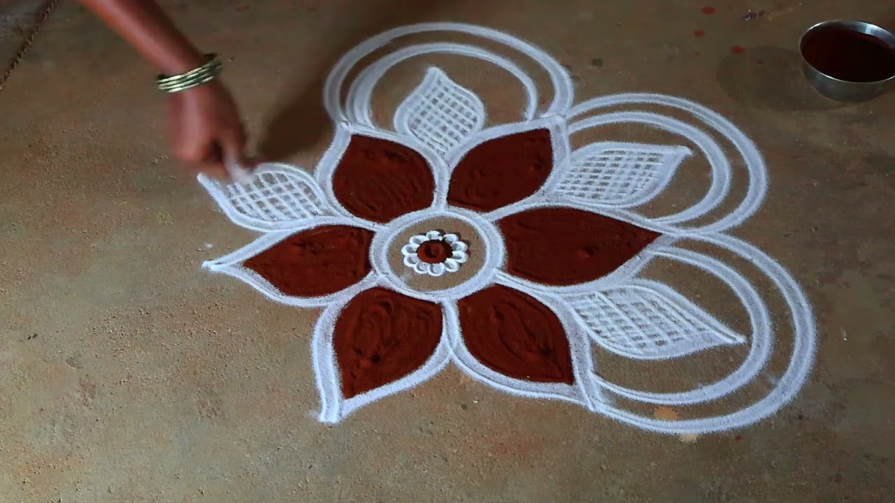 Maasi madham 2026🌹flowers rangoli kolam 🌹3*2 simple beautiful kolangal 🌹 pandaga muggulu