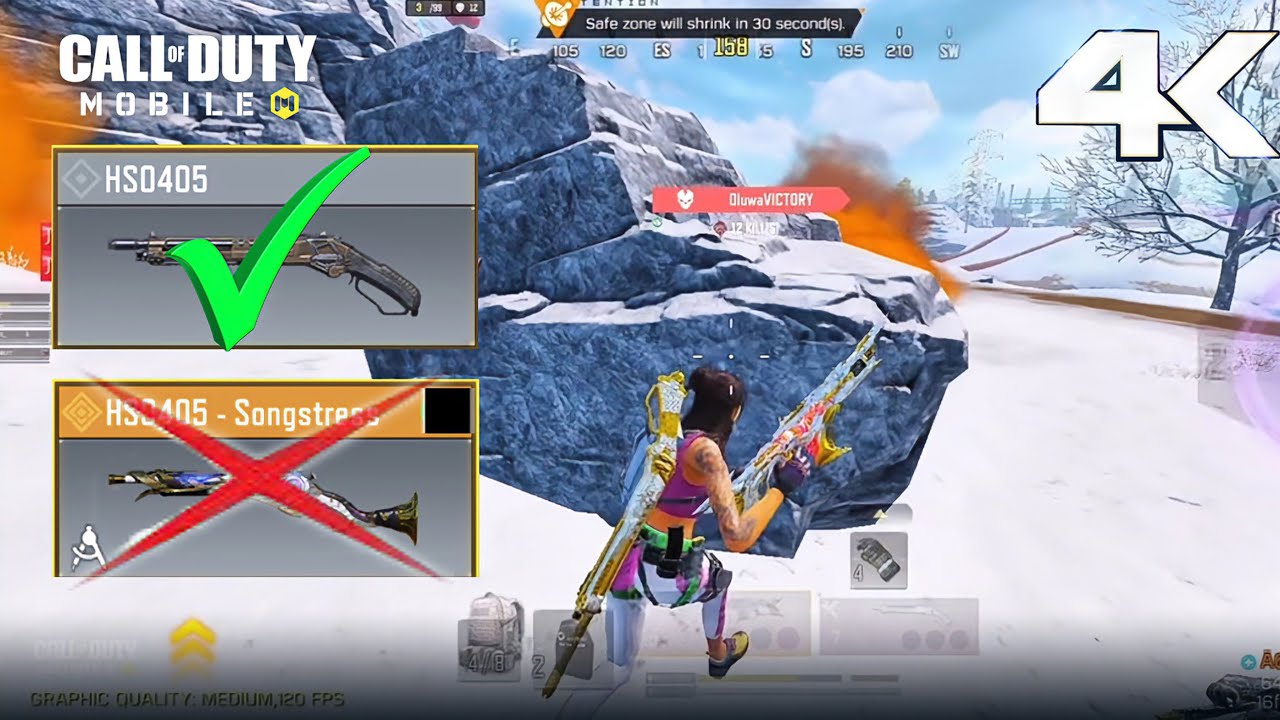 Legendary HSO or Epic HSO full gameplay | new season 1 update Call of duty mobile br