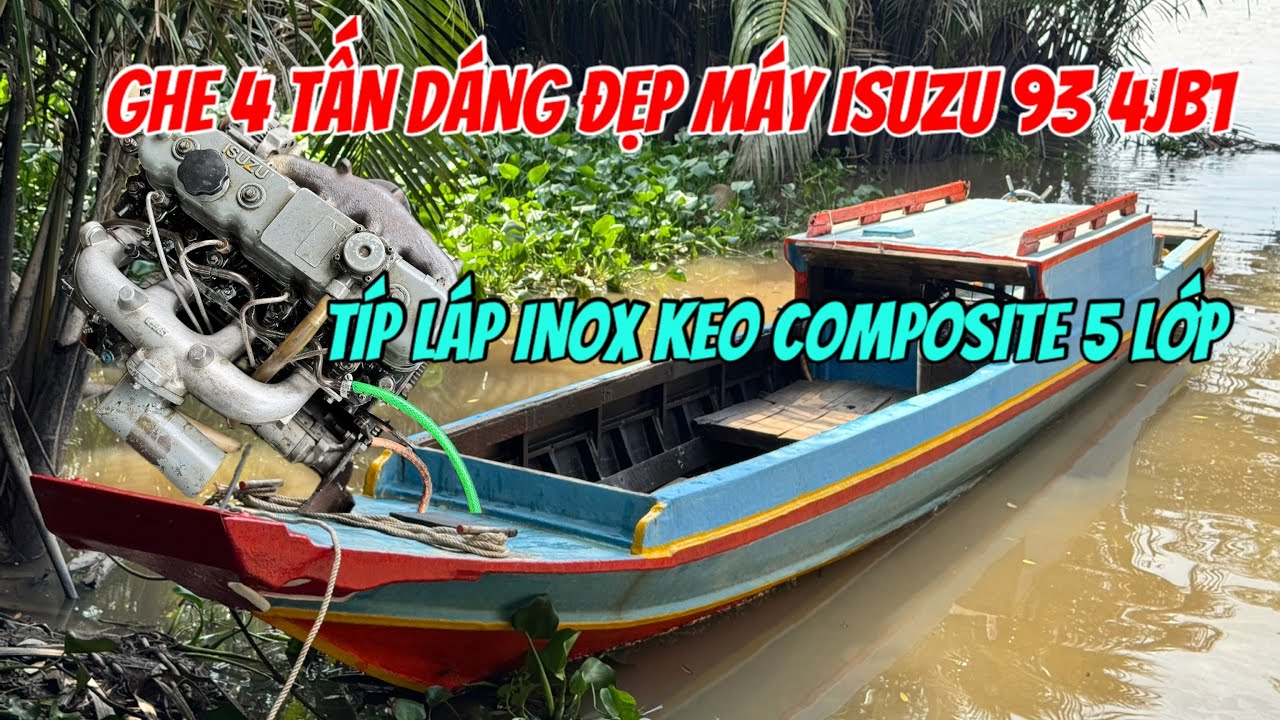 (Đã Bán)Bán Ghe 4 Tấn Máy Isuzu 93 4JB1 Ốp Keo Composite Chỉ 45tr 0923,5555,97 Tâm| Tâm Vlog