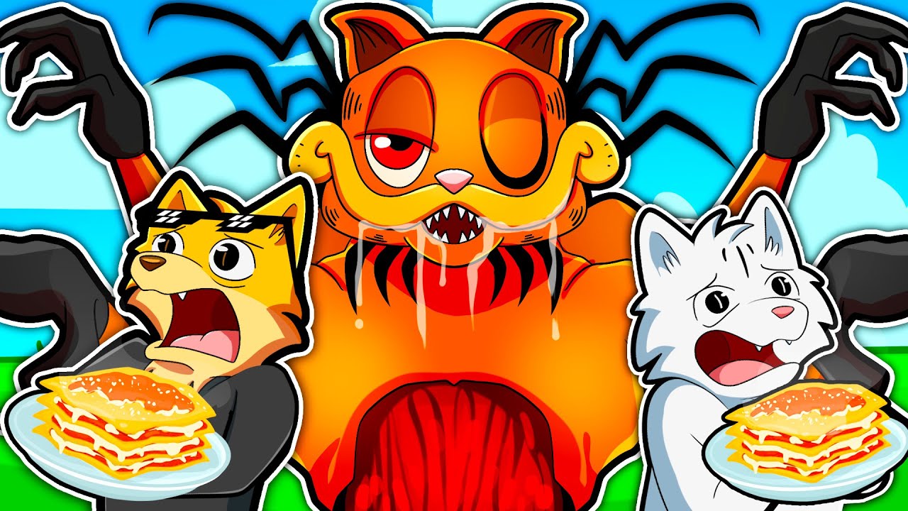 CACCIA A GARFIELD DEMONIACO GIGANTE SU GMOD CON DRCAT! LANCIA LASAGNE ESPLOSIVE?! *NON CI CREDO*