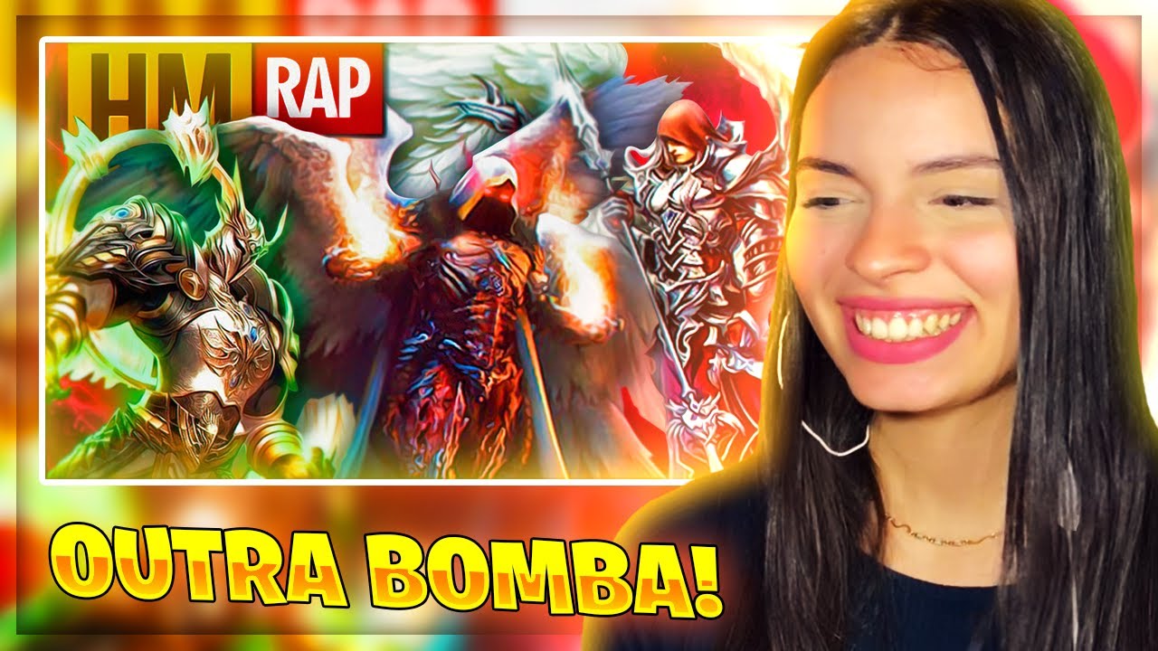 REAGINDO A MELHOR RELEITURA DO 7 MINUTOZ PARTE 2: Rap dos Arcanjos - Henrique Mendonça