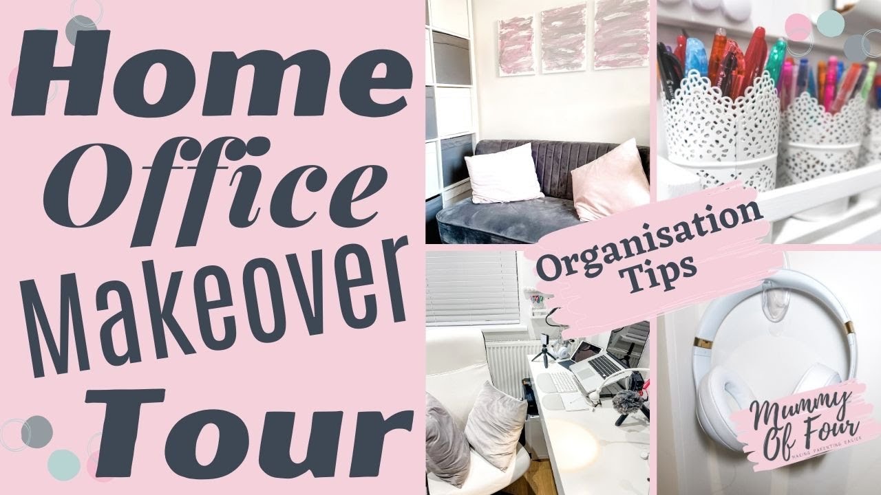 HOME OFFICE TOUR | ORGANISING & DECLUTTERING MY OFFICE PART 4 | IKEA KALLAX | MUMMY OF FOUR UK