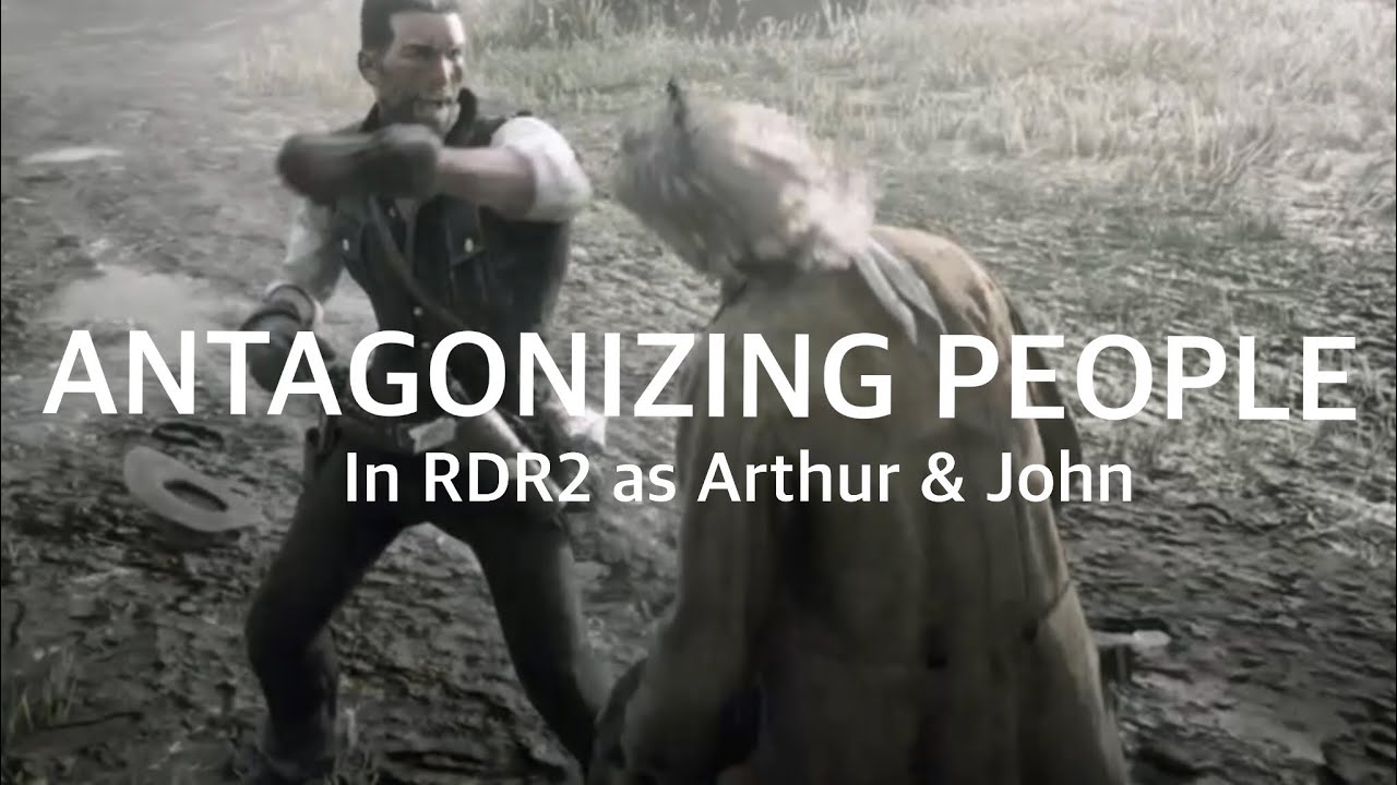 Antagonizing People in RDR2 - John & Arthur Comparison