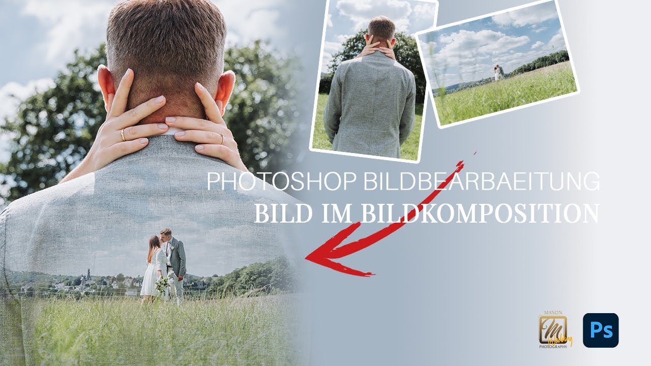 Perfekte Hochzeitsfoto-Komposition: Bild-in-Bild-Effekt in Photoshop erstellen!